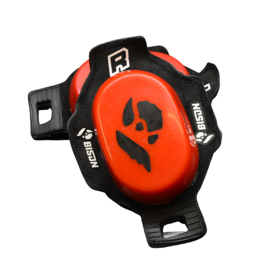 Bison Motorcycle Racing Plastic Knee Pucks