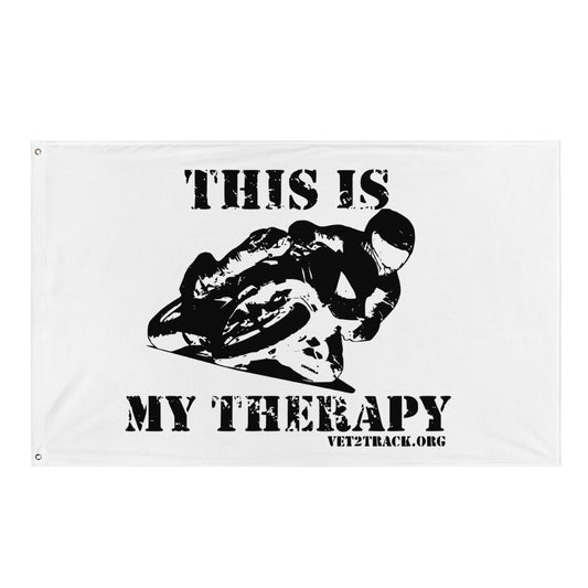 Flag - White Vet2Track My Therapy
