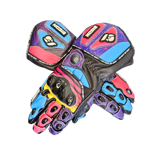 Bison Thor.3 Custom Motorcycle Racing Gloves