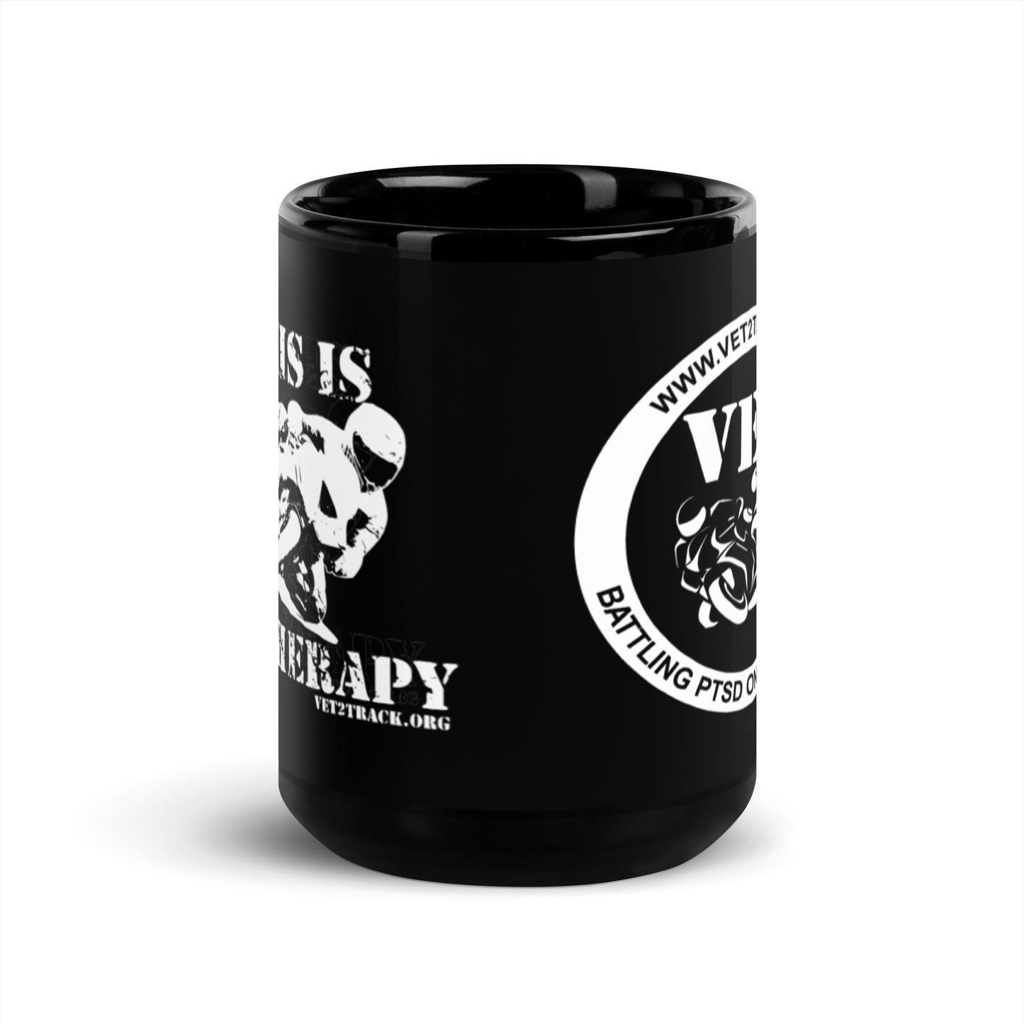 11 oz Vet2Track Black Glossy Mug