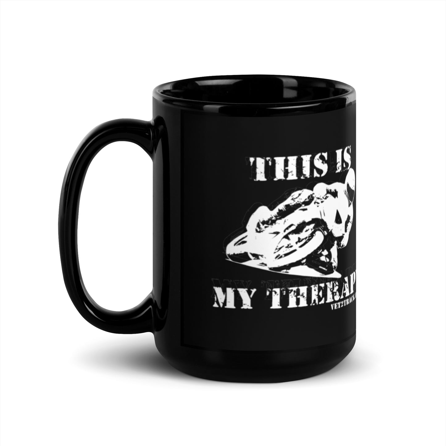 11 oz Vet2Track Black Glossy Mug