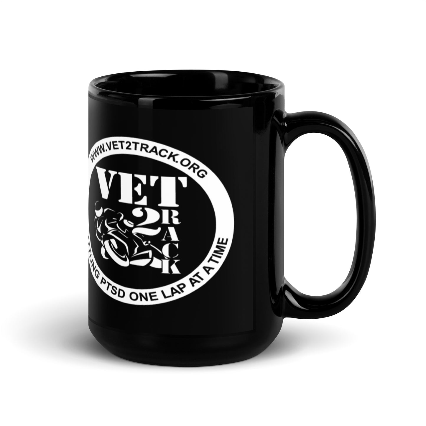 11 oz Vet2Track Black Glossy Mug