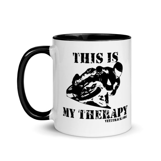 11 oz Black and White Vet2Track Mug