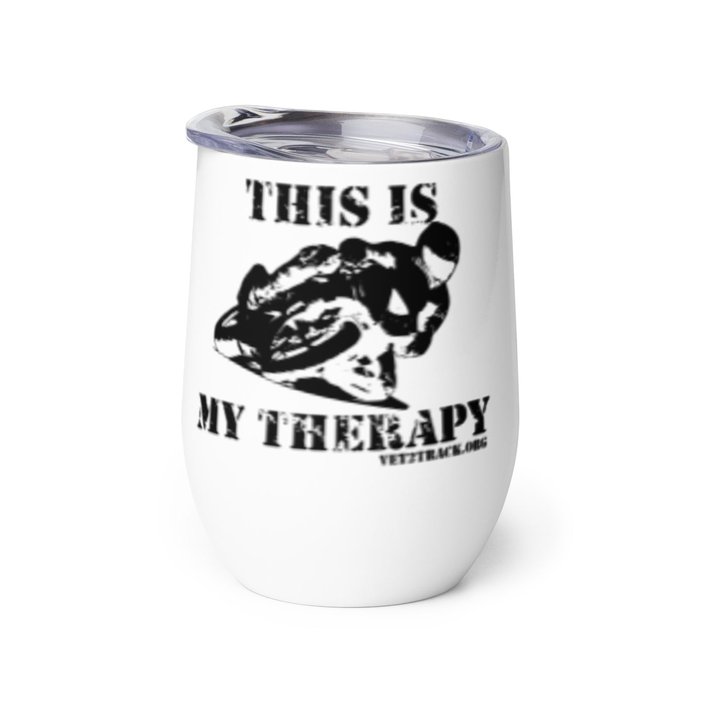 12oz Vet2Track Wine tumbler