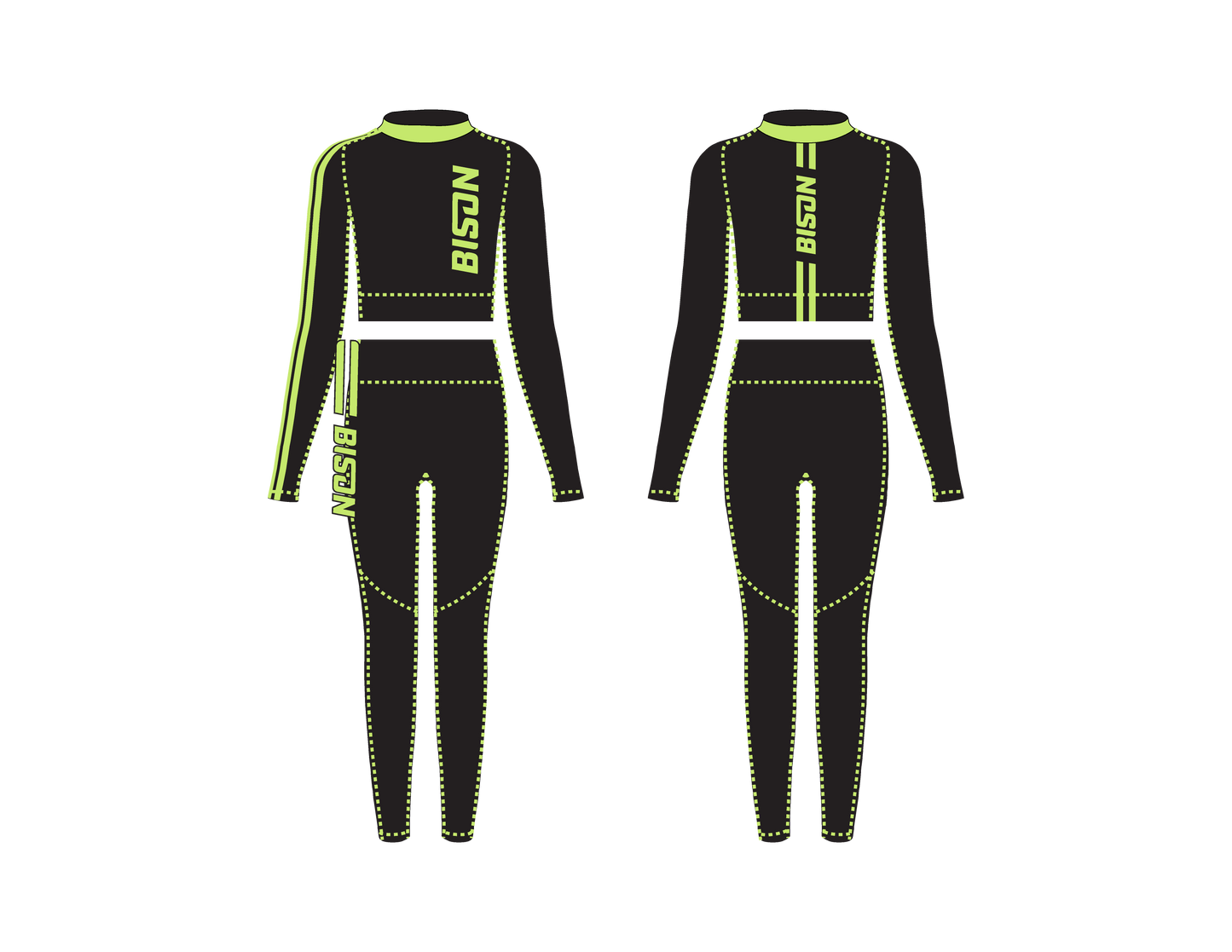 Bison Bright Future Colorway Motorcycle Racing Women's Undersuits
